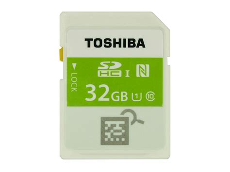 Toshiba announces world's first SDHC card with NFC